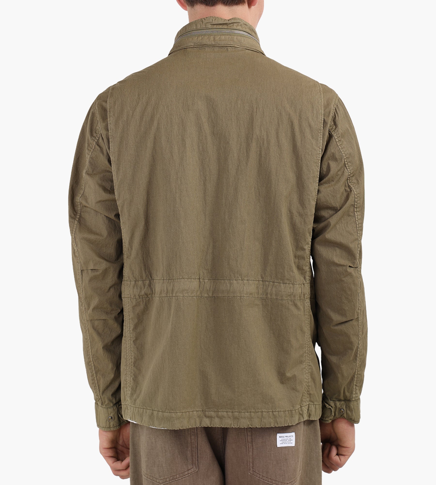 C.P. Company 50 Fili Wax Field Jacket Dried Herb