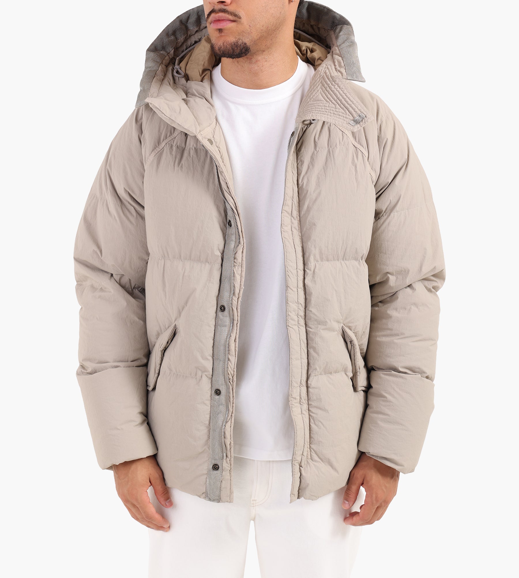 Ten-C Artic Down Parka Taupe Pallido