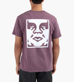 Obey Obey Bold Icon Face Tee Pigment Plum Perfect