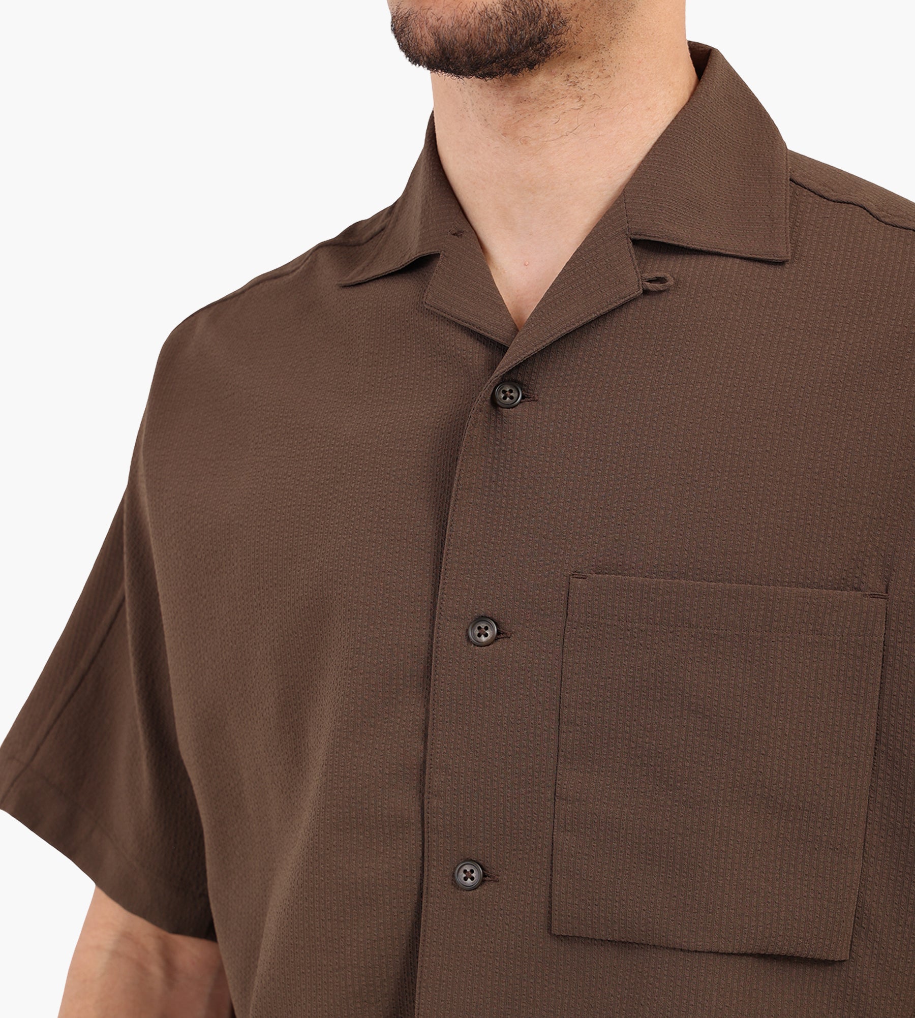 Snow Peak Airo Short Sleeve Shirt Brown