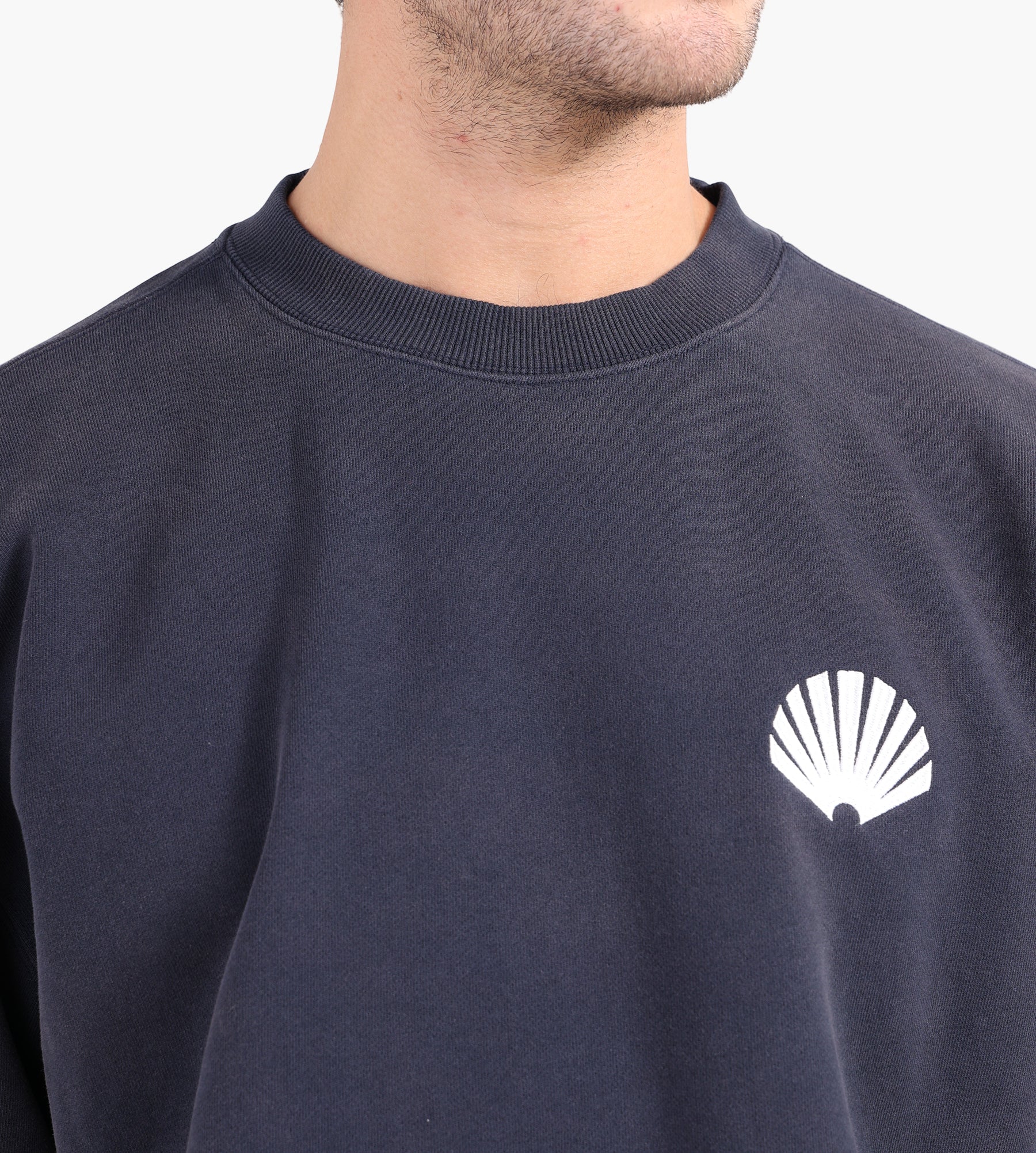 New Amsterdam Surf Association Logo Crewneck Navy
