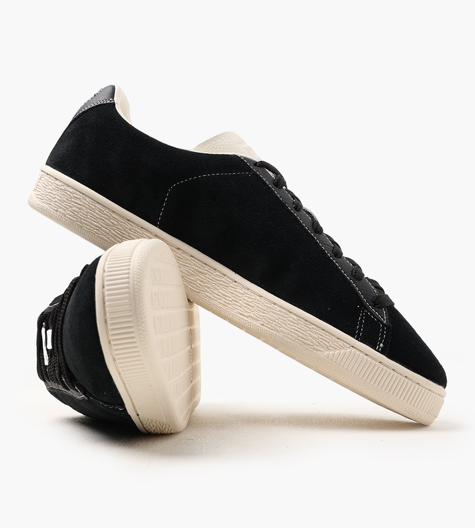 Puma Suede Icons Puma Black Frosted Ivory - Puma - Footwear