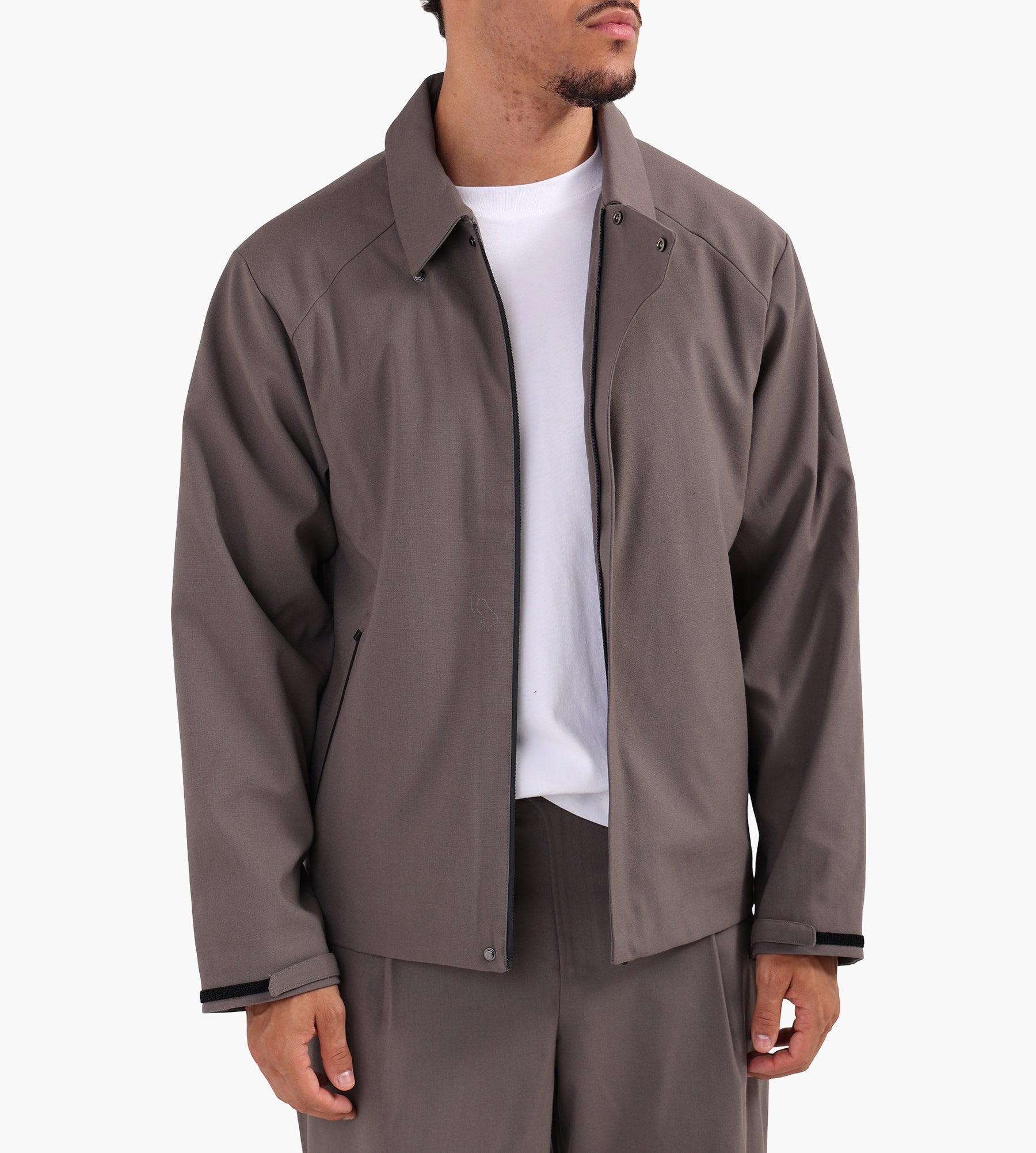 Hiking Patrol Waypoint Texture Jacket Dark Taupe