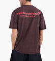 New Amsterdam Surf Association Logo Tee Walnut Deep Red