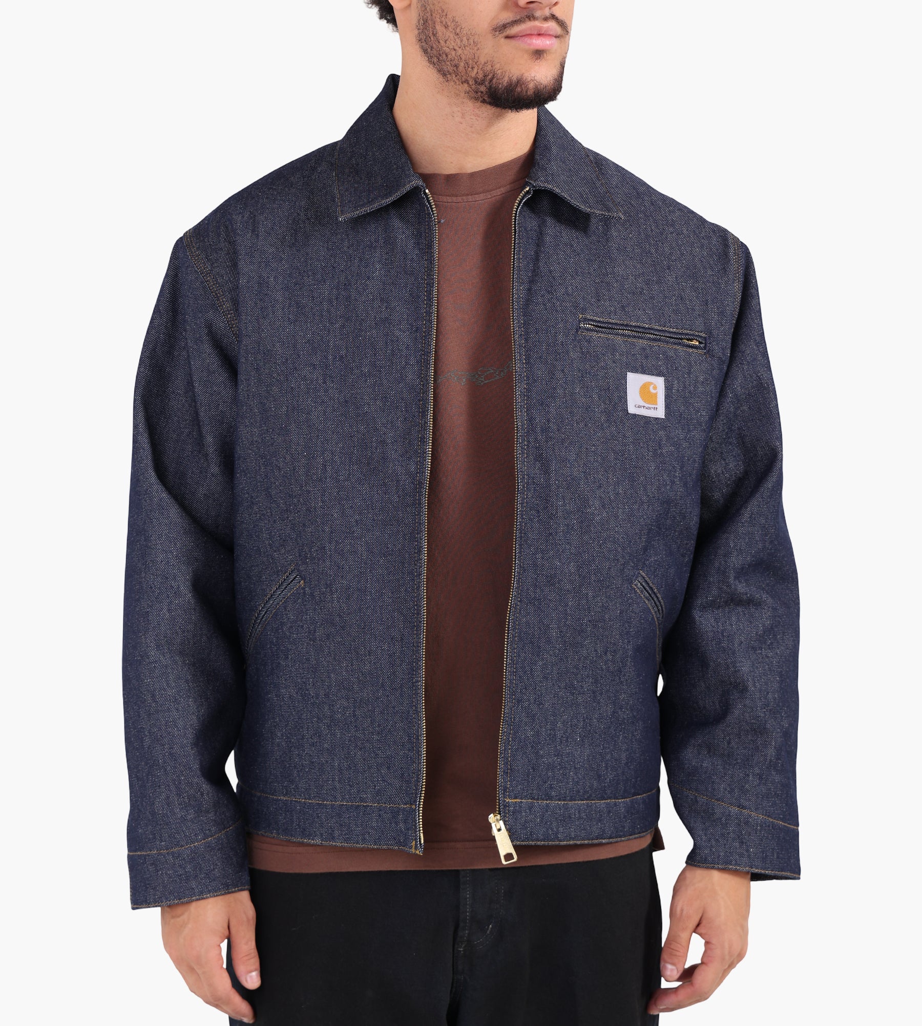 Carhartt WIP OG Detroit Jacket Denim Blue Rigid