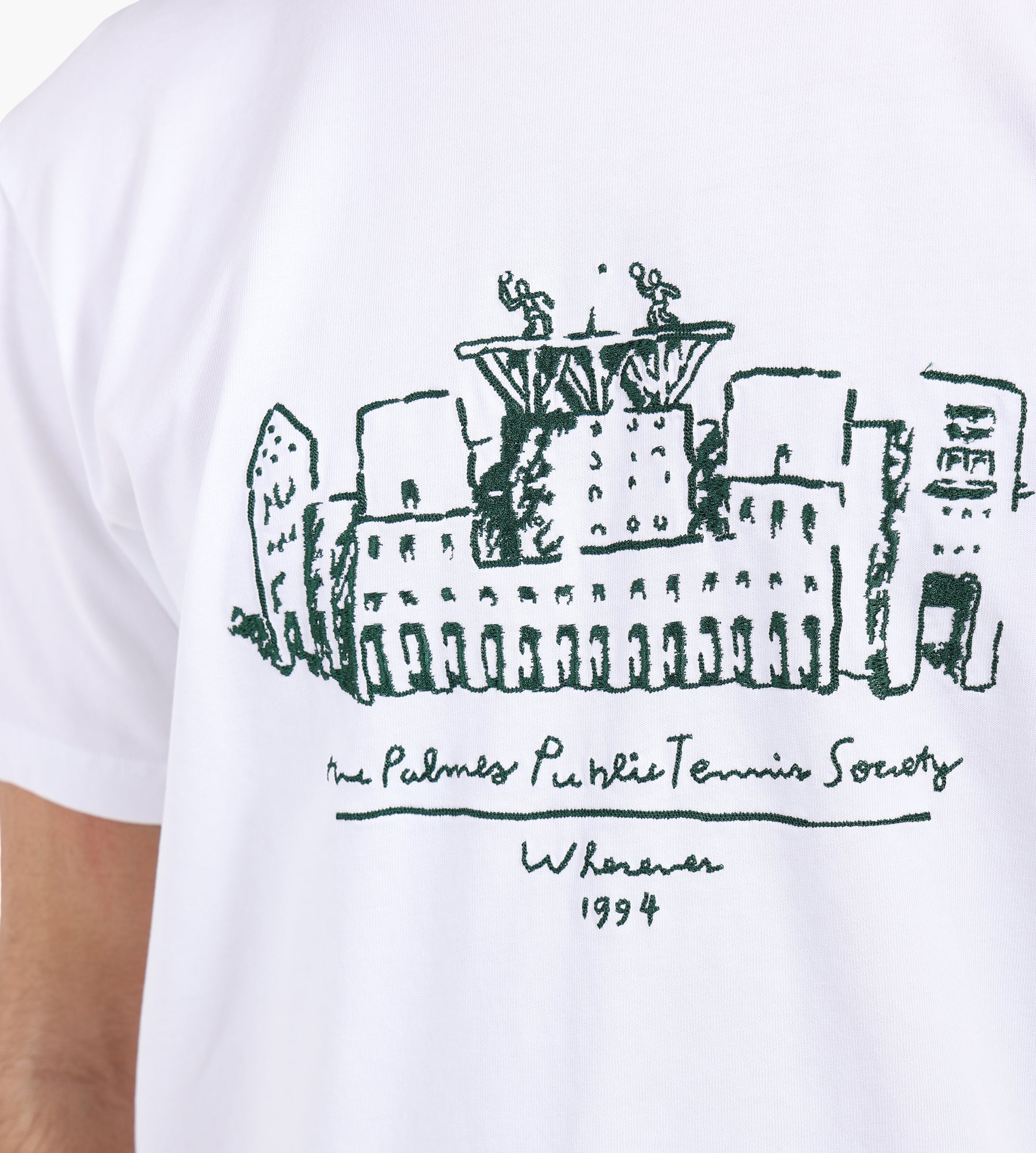 Palmes Public T-Shirt White - Palmes - Clothing