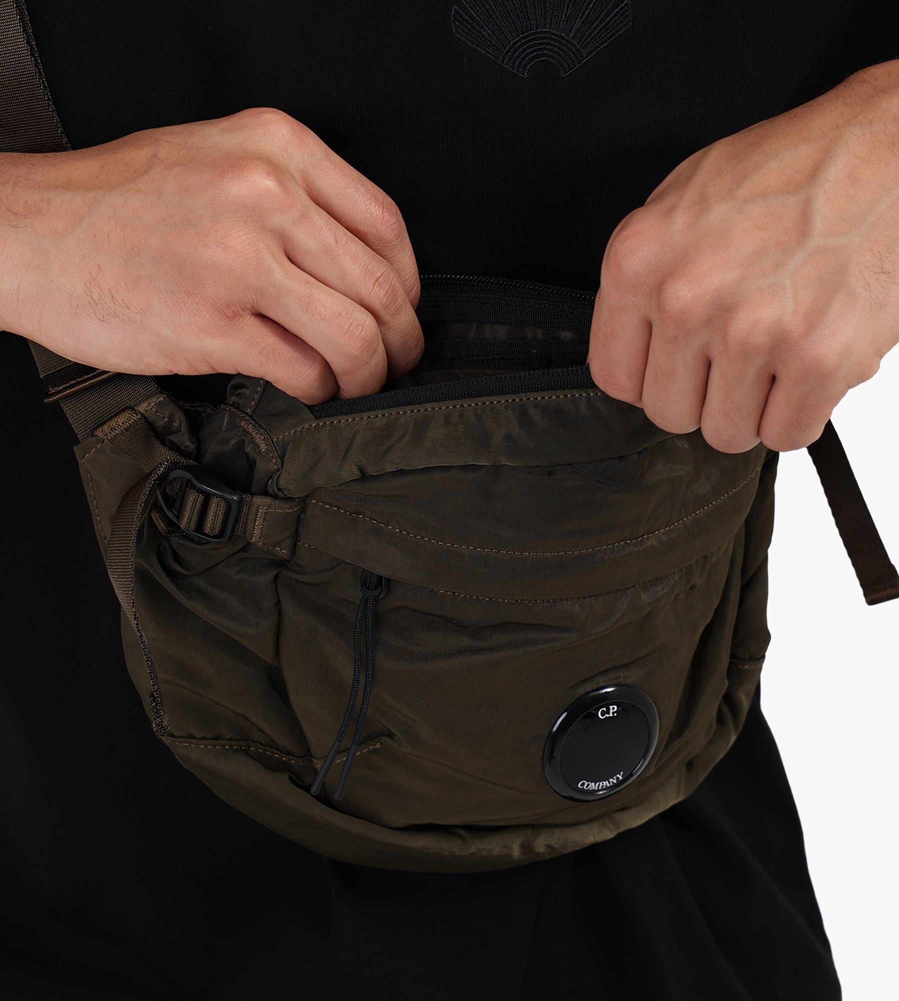 C.P. Company Nylon B Waistbag Ivy Green