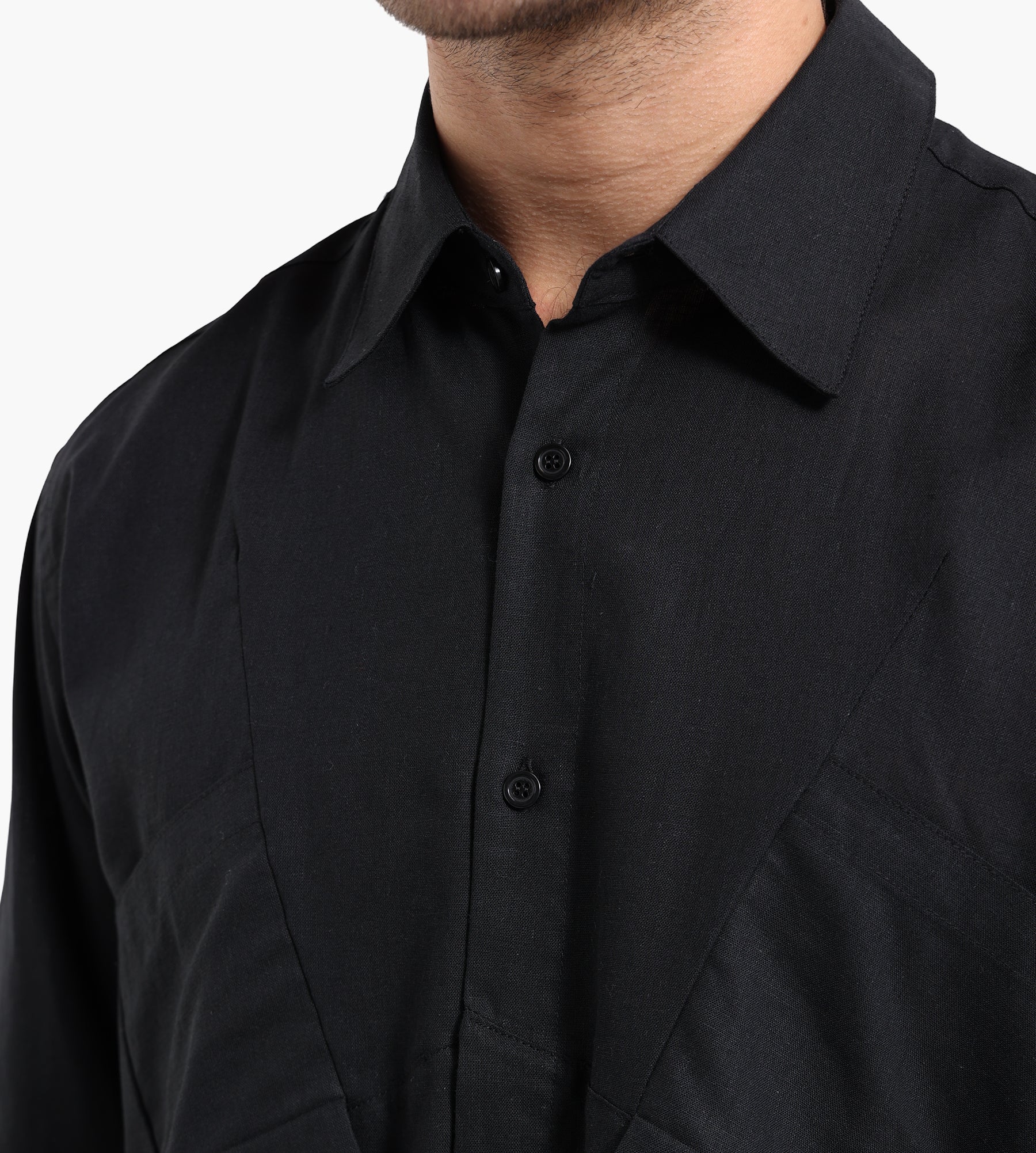 J.L-A.L Pieck Shirt Shungite Black - J.L-A.L - Clothing