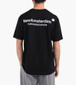 New Amsterdam Surf Association Logo Tee Black White