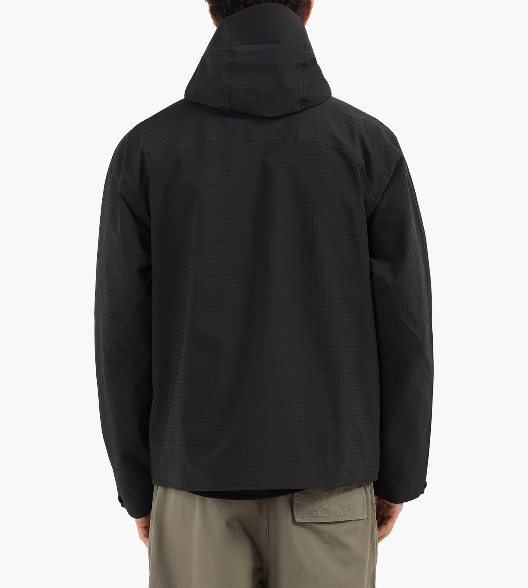 Hiking Patrol Waypoint Ripstop Hooded Jacket Charcoal Black