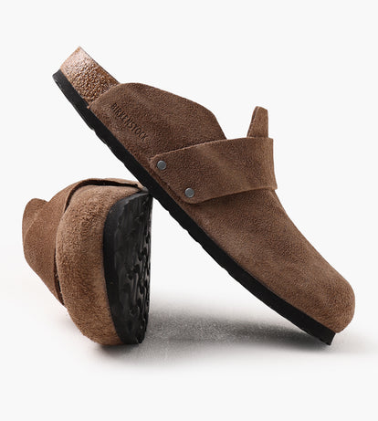 Birkenstock Loma Suede Leather Dark Tea