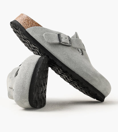 Birkenstock Boston Suede Leather Pure Sage Tonal FB