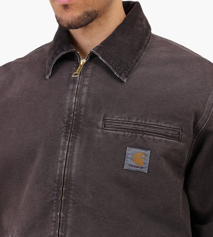 carhartt detroit jacket tobacco WIP OG in & Black chest pocket and gold Carhartt WIP Detroit Jacket (Summer),