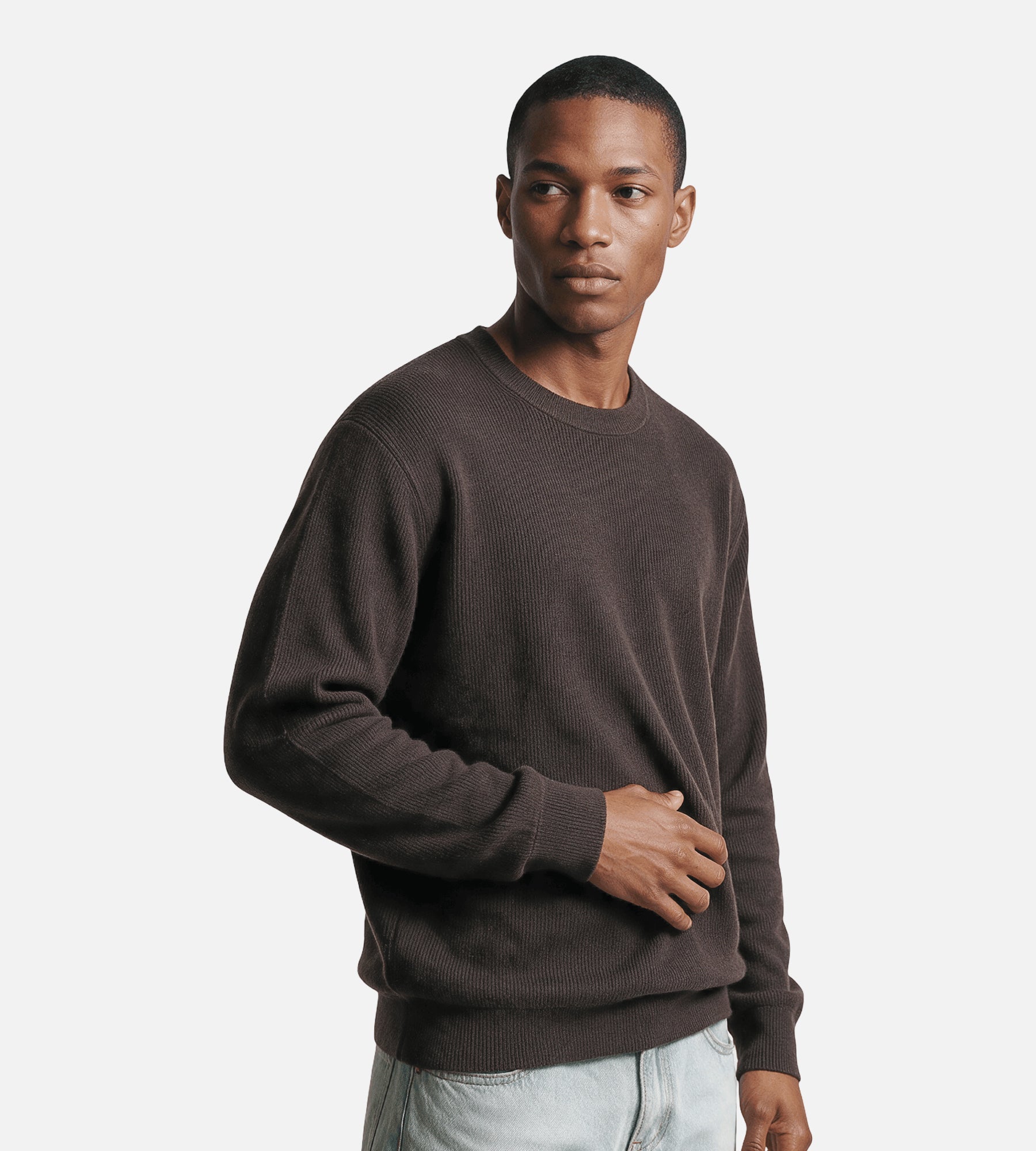 NN.07 Danny 6429 Crewneck Deep Truffle