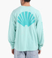New Amsterdam Surf Association Logo Longsleeve Ocean Wave Sea Green