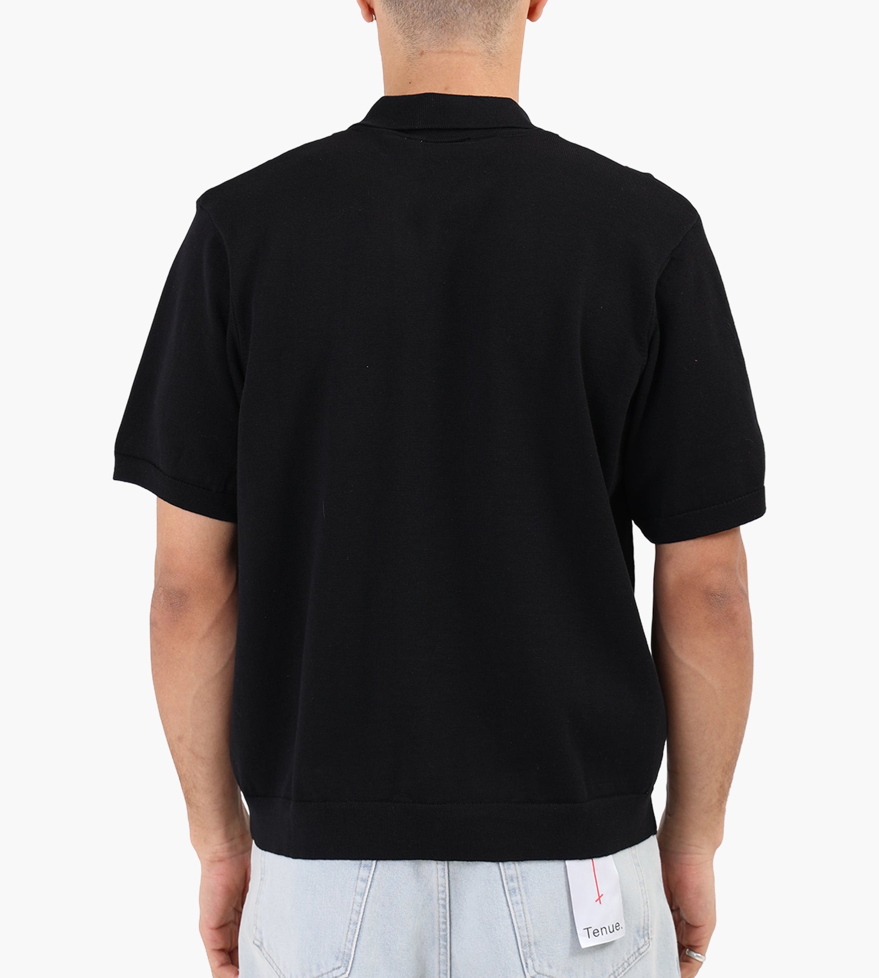 Carhartt WIP Short Sleeve Mello Knit Shirt Mello Stripe Black