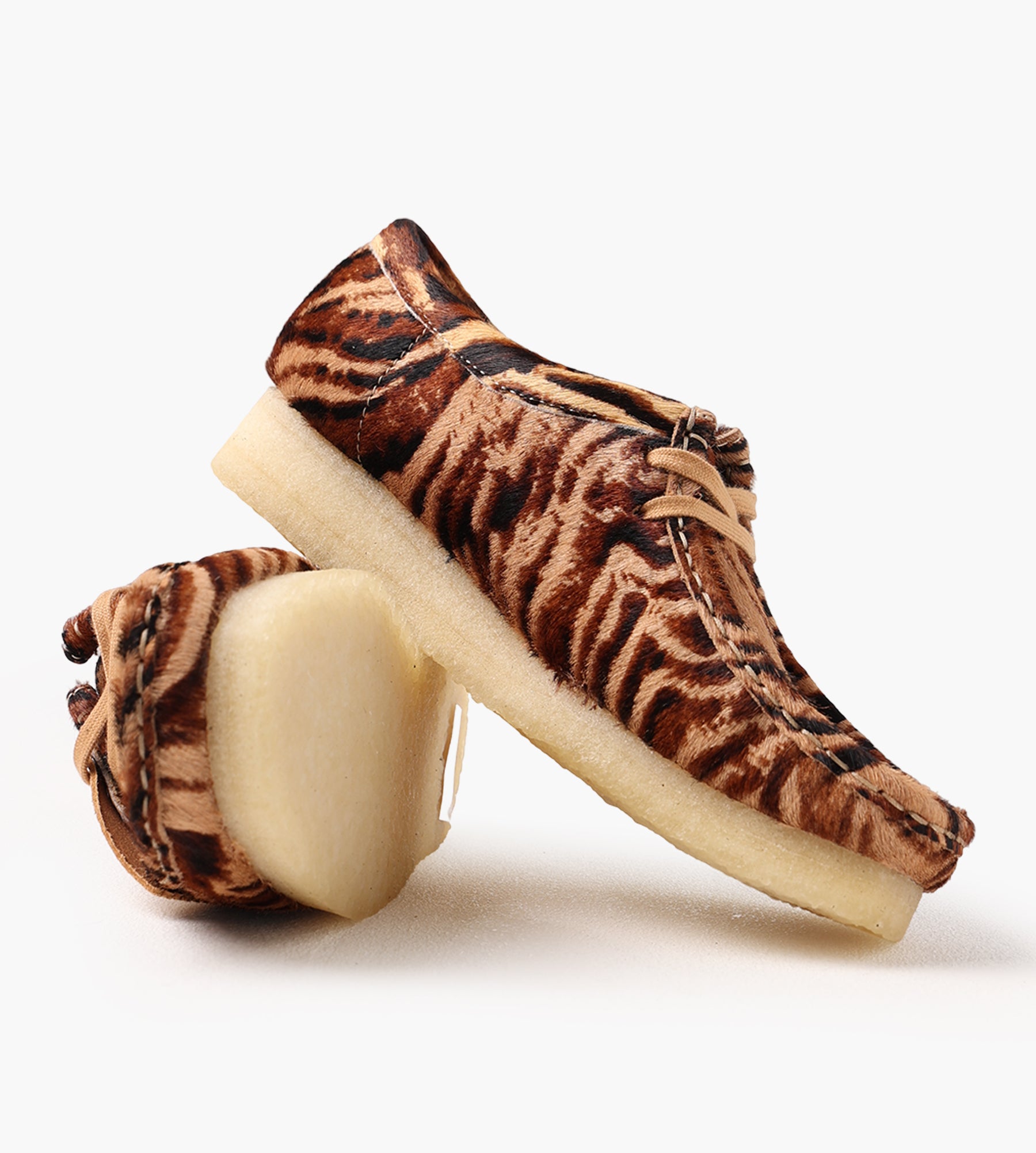Clarks Originals Wallabee. Tiger Print