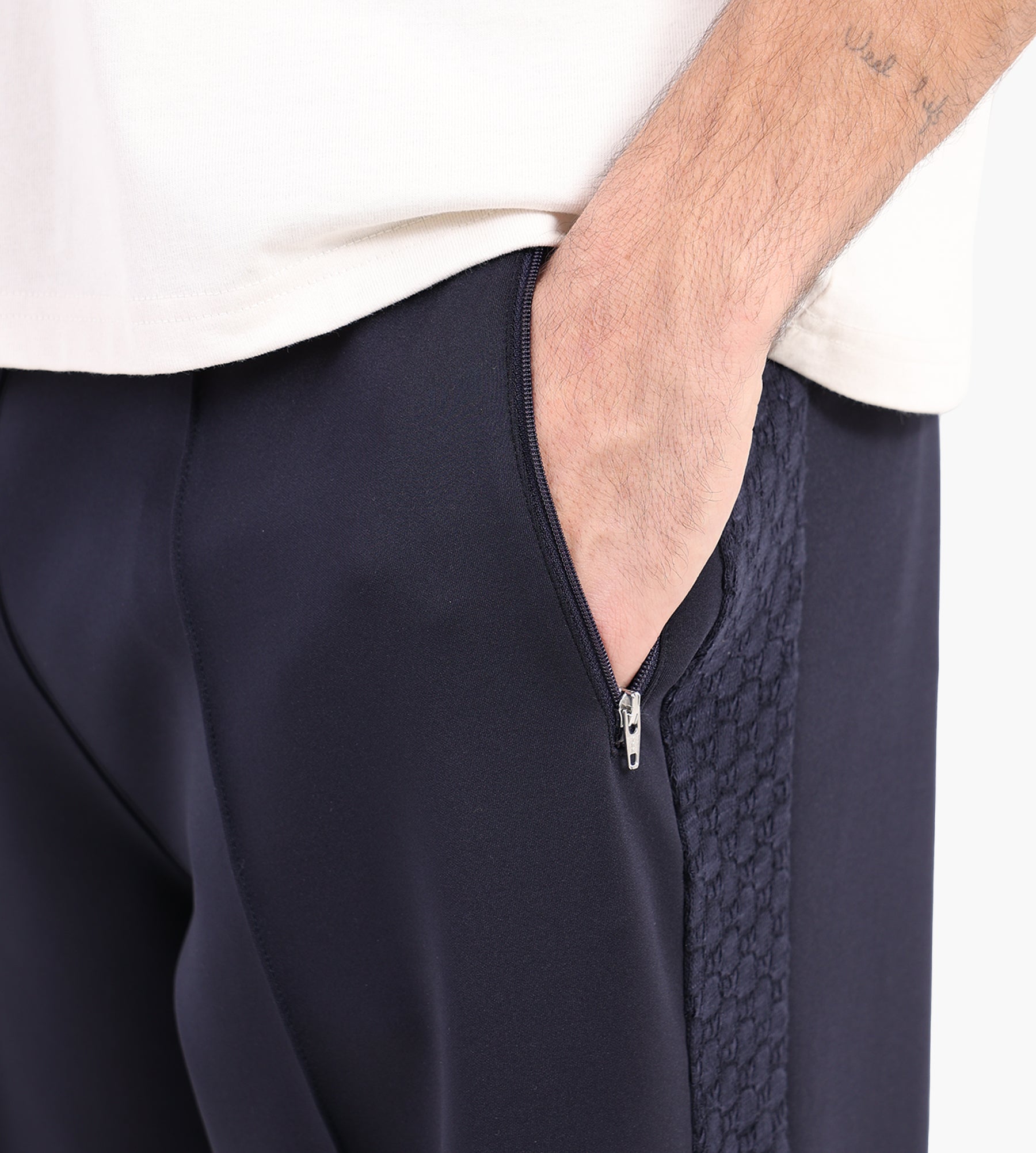 Palmes Tricot Track Pants Navy - Palmes - Clothing