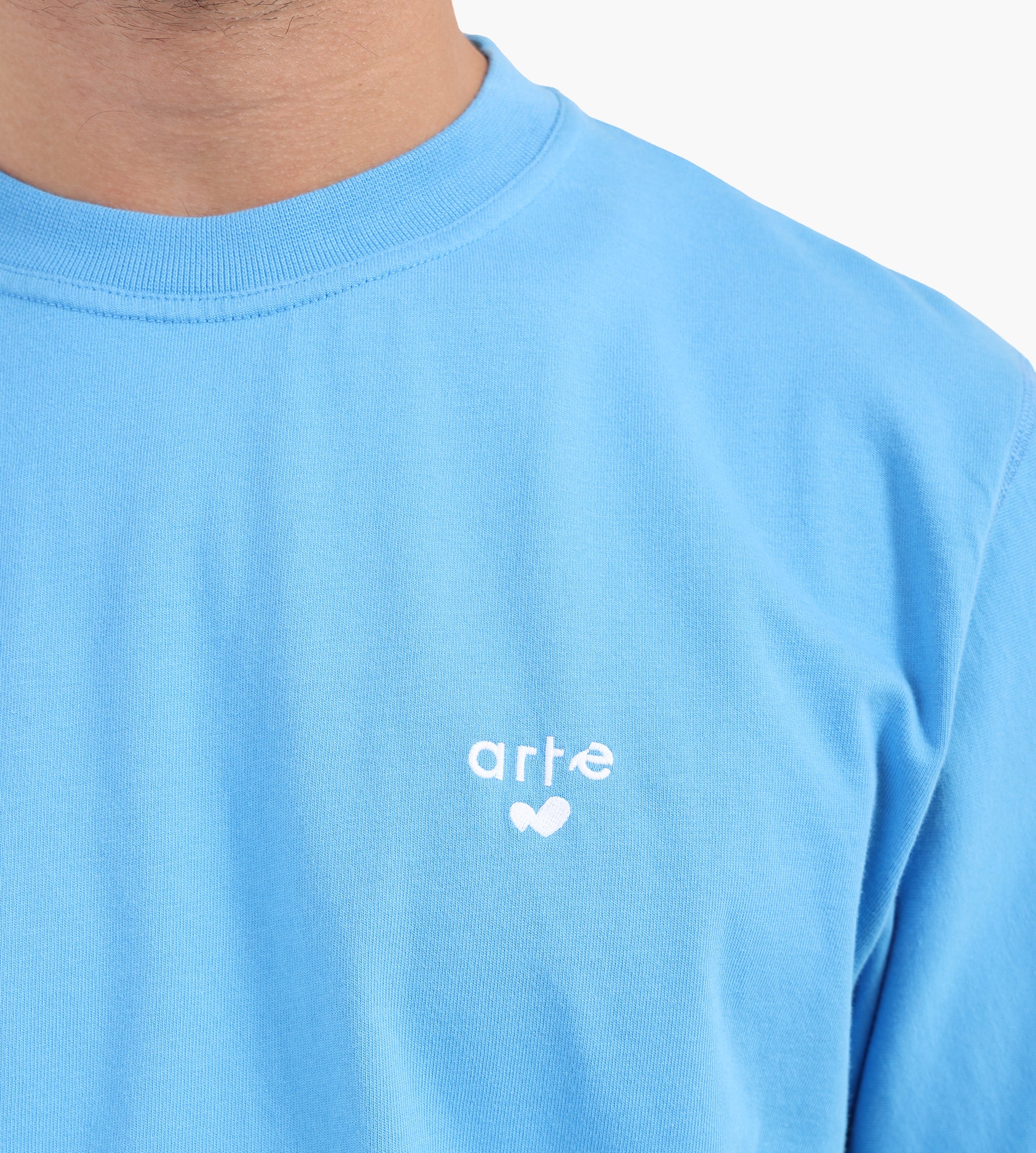 Arte Antwerp Heart Logo T-shirt Blue - Arte Antwerp - Clothing