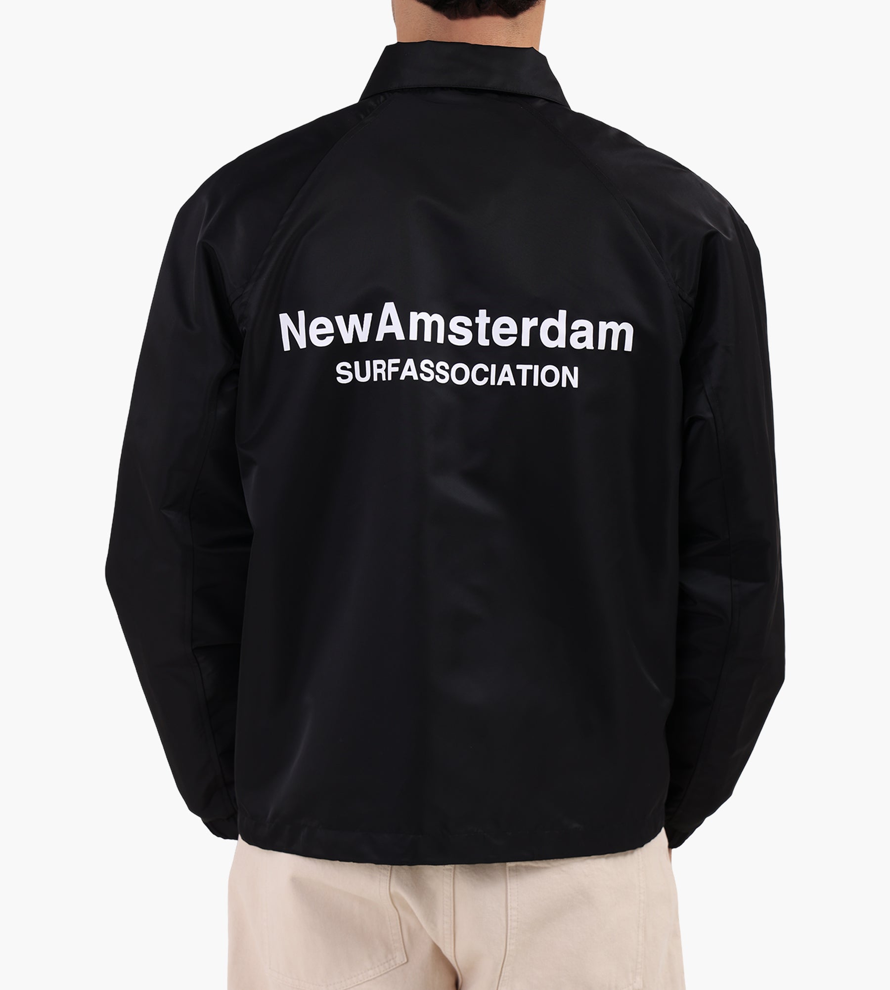 New Amsterdam Surf Association Coach Jacket Black