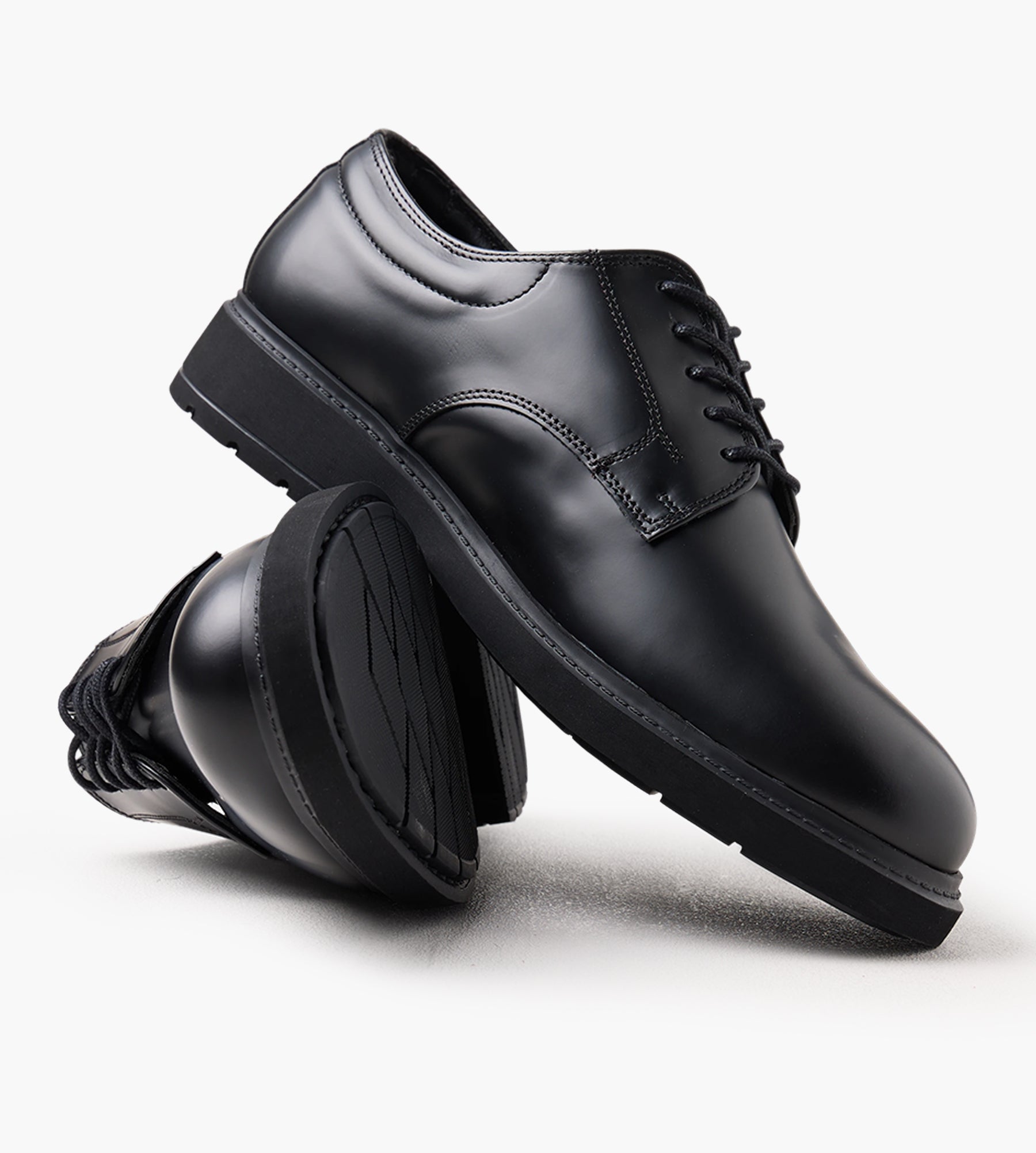 Filling Pieces Clean Derby Polido Black - Filling Pieces - Footwear