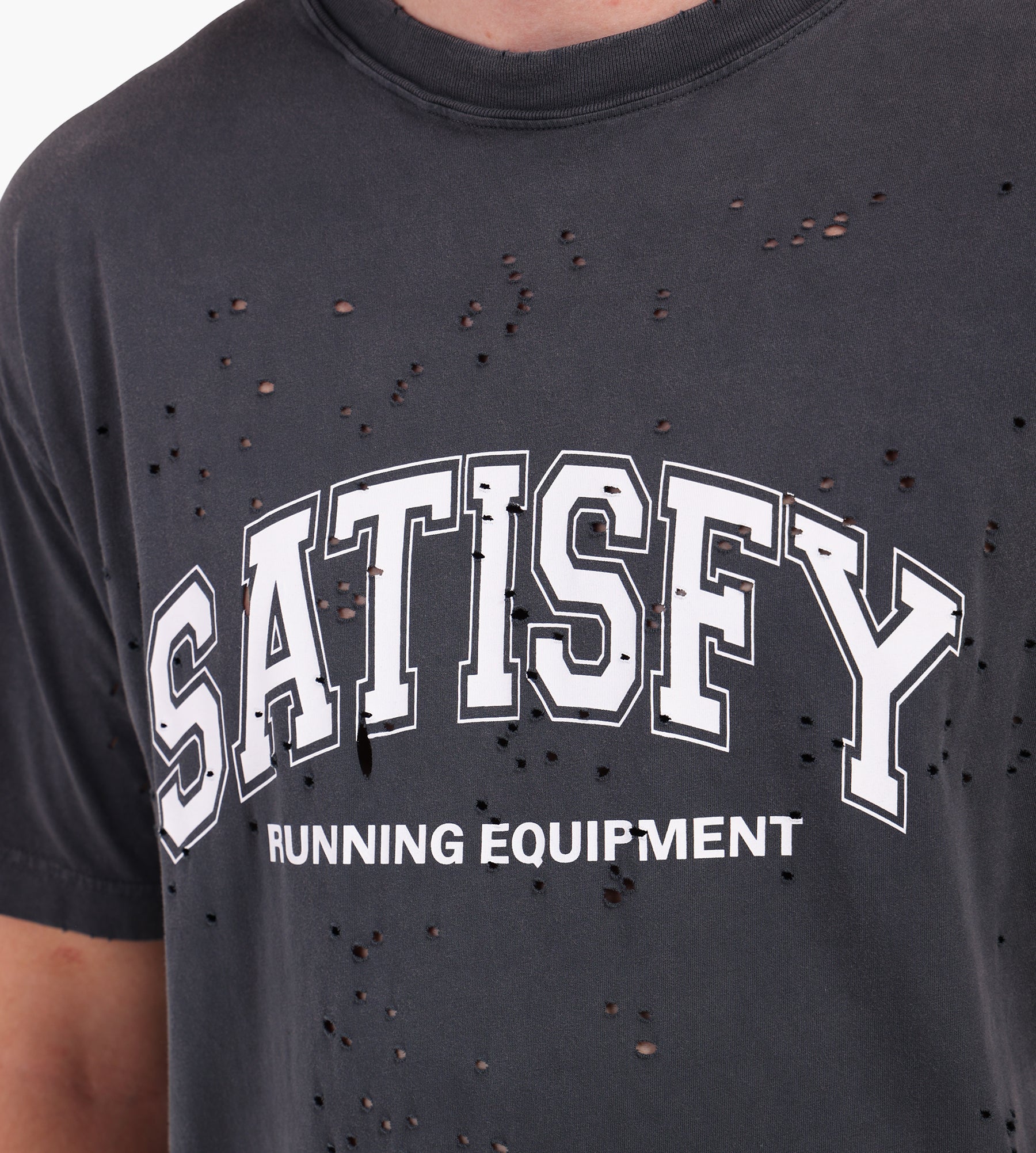 SATISFY RUNNING MothTech T-Shirt サイズL Satisfy MothTech T-Shirt SAC Aged Black