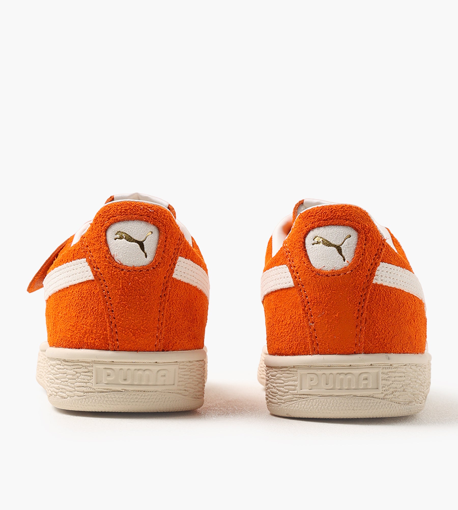 Puma Suede Charles F. Stead IV Orange Glo Puma White - Puma - Footwear