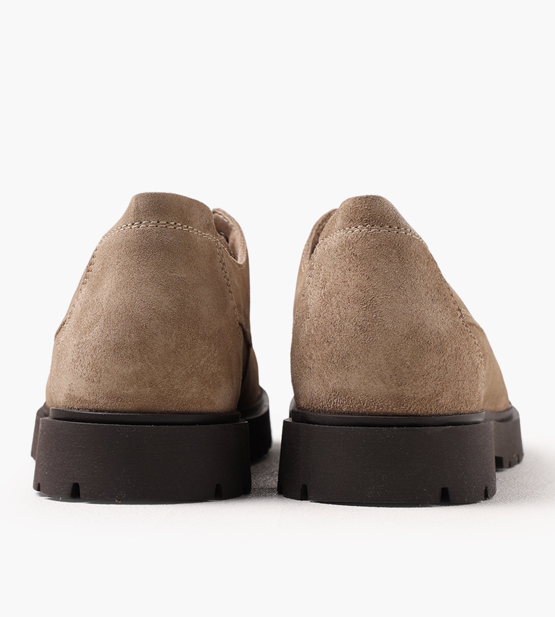 Birkenstock Highwood Moc Lace Low Suede Leather Gray Taupe - Birkenstock - Footwear