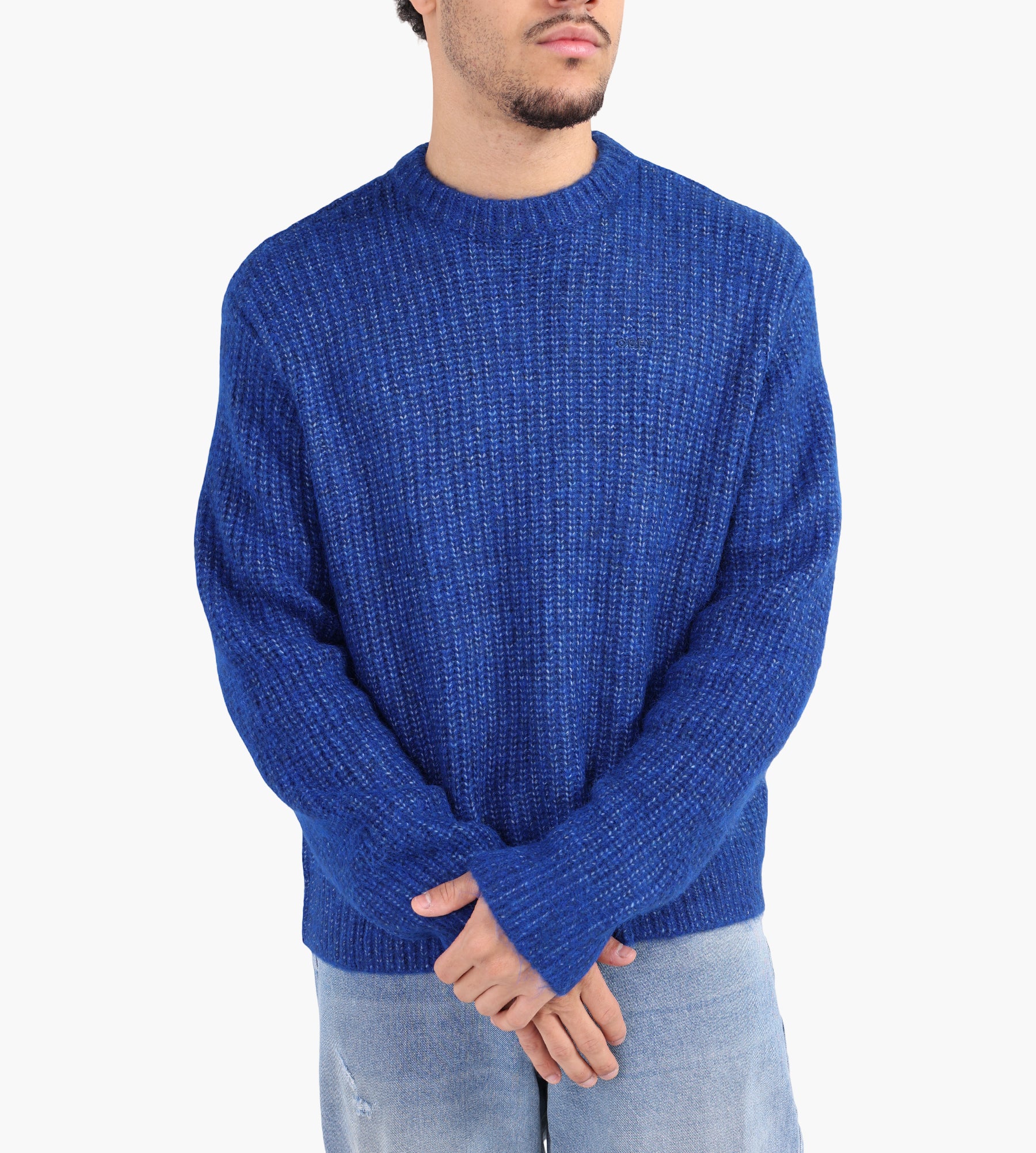 Obey Obey Dexter Sweater Surf Blue