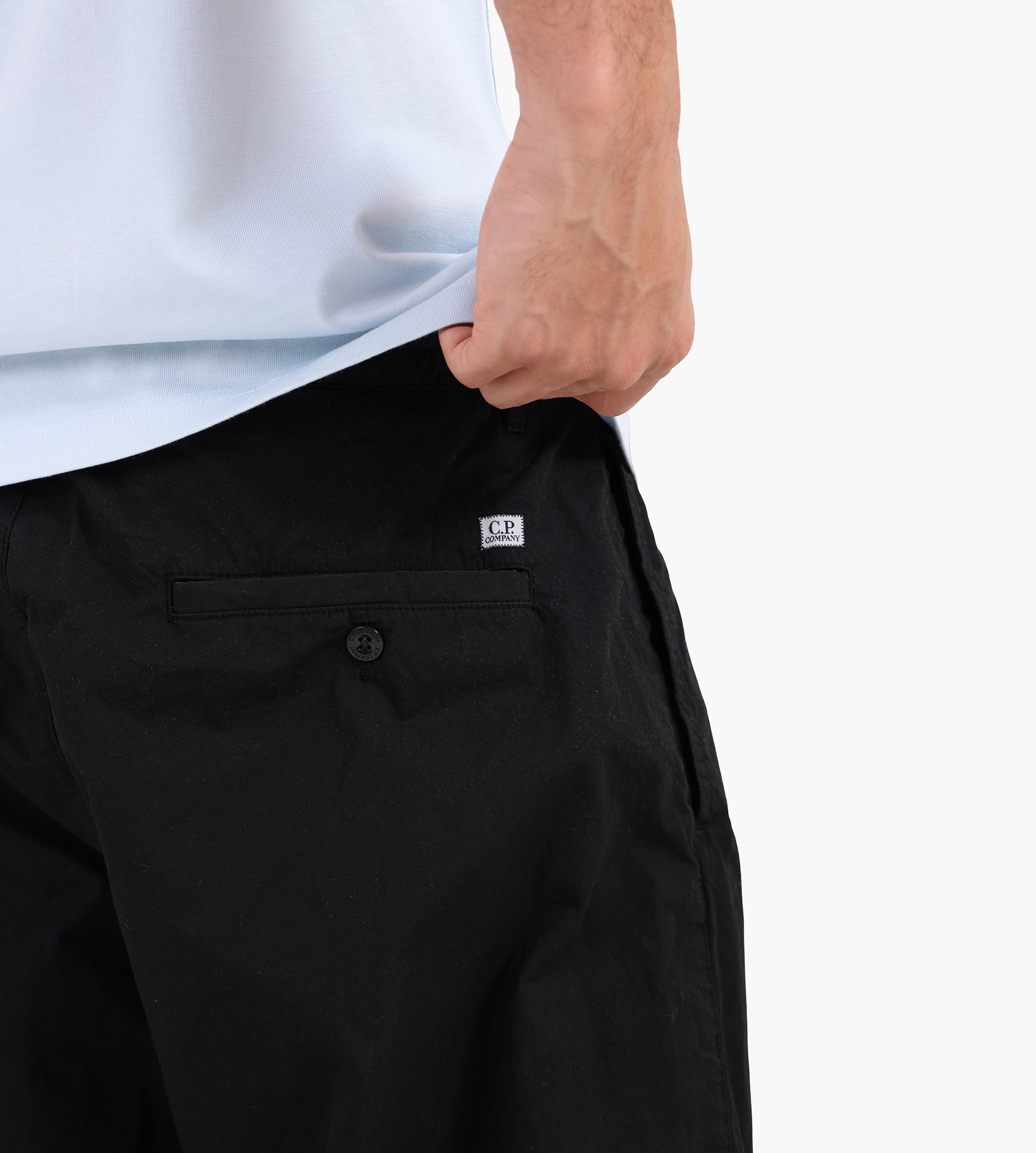 C.P. Company Micro-Reps Boxy Cargo Lens Pants Black