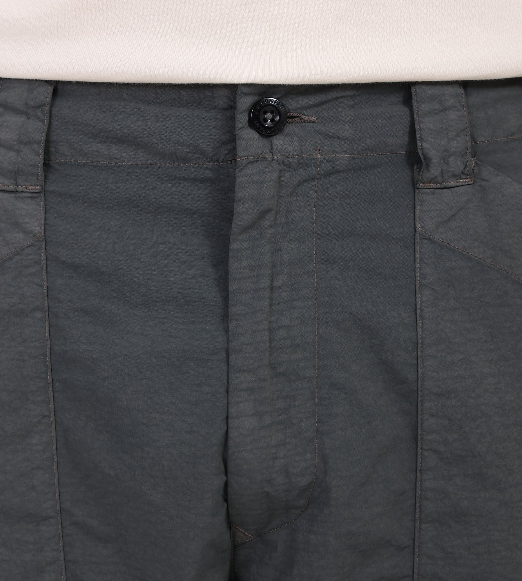C.P. Company Flatt Nylon Loose Pants Gunmetal