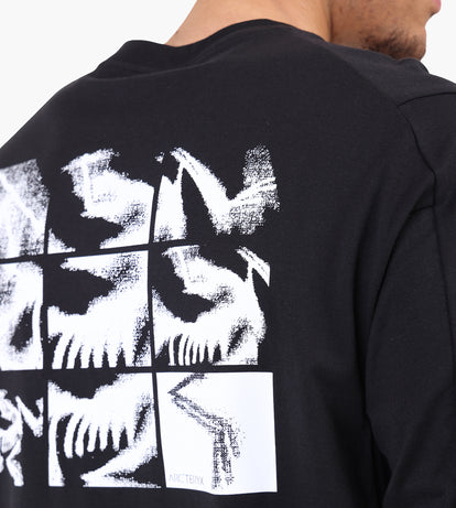Arc'teryx Kragg SL Cotton Bird Tile Longsleeve M Black Arctic Silk