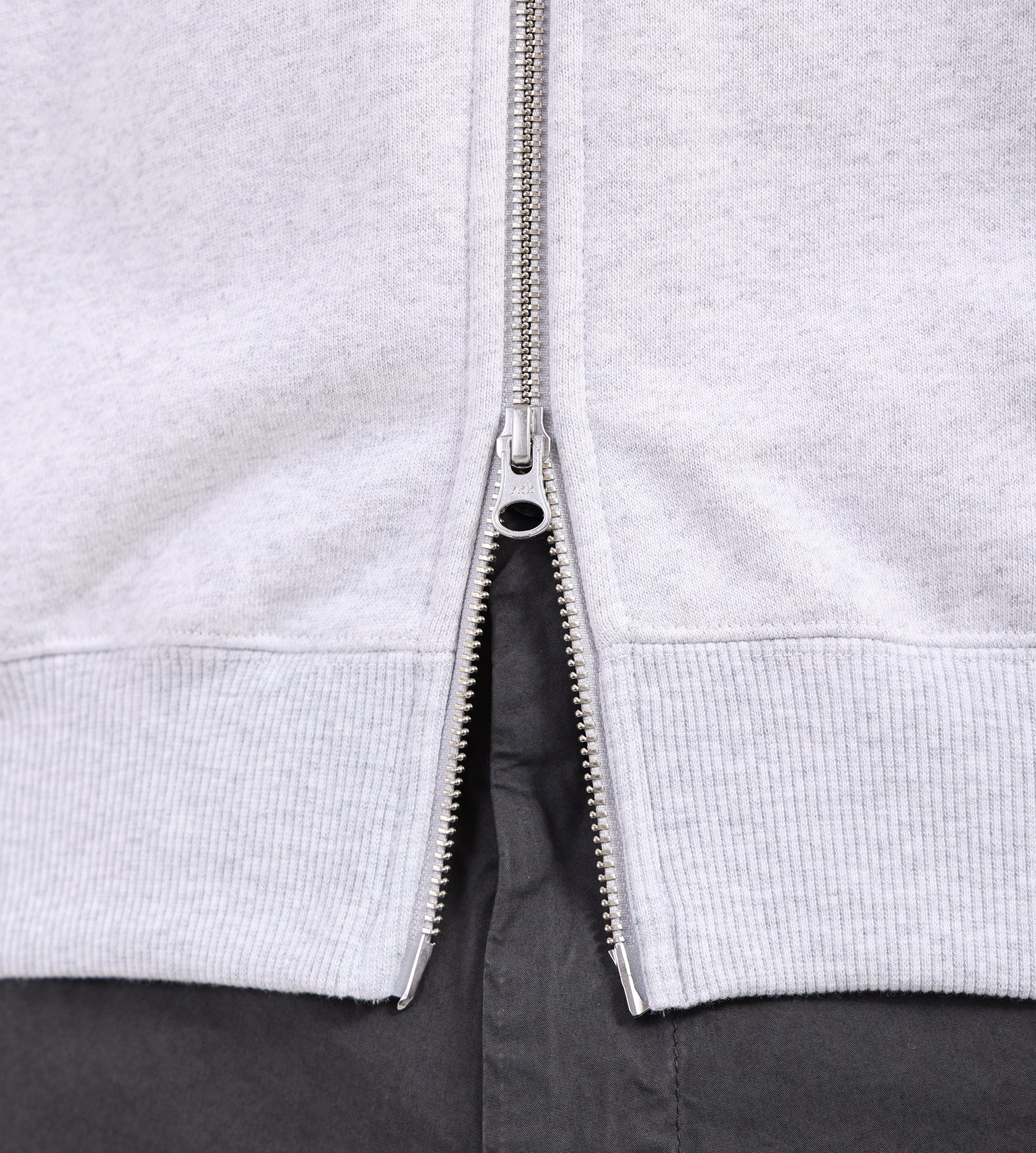Gramicci Running Man Zip Hoodie Heather Ash - Gramicci - Clothing