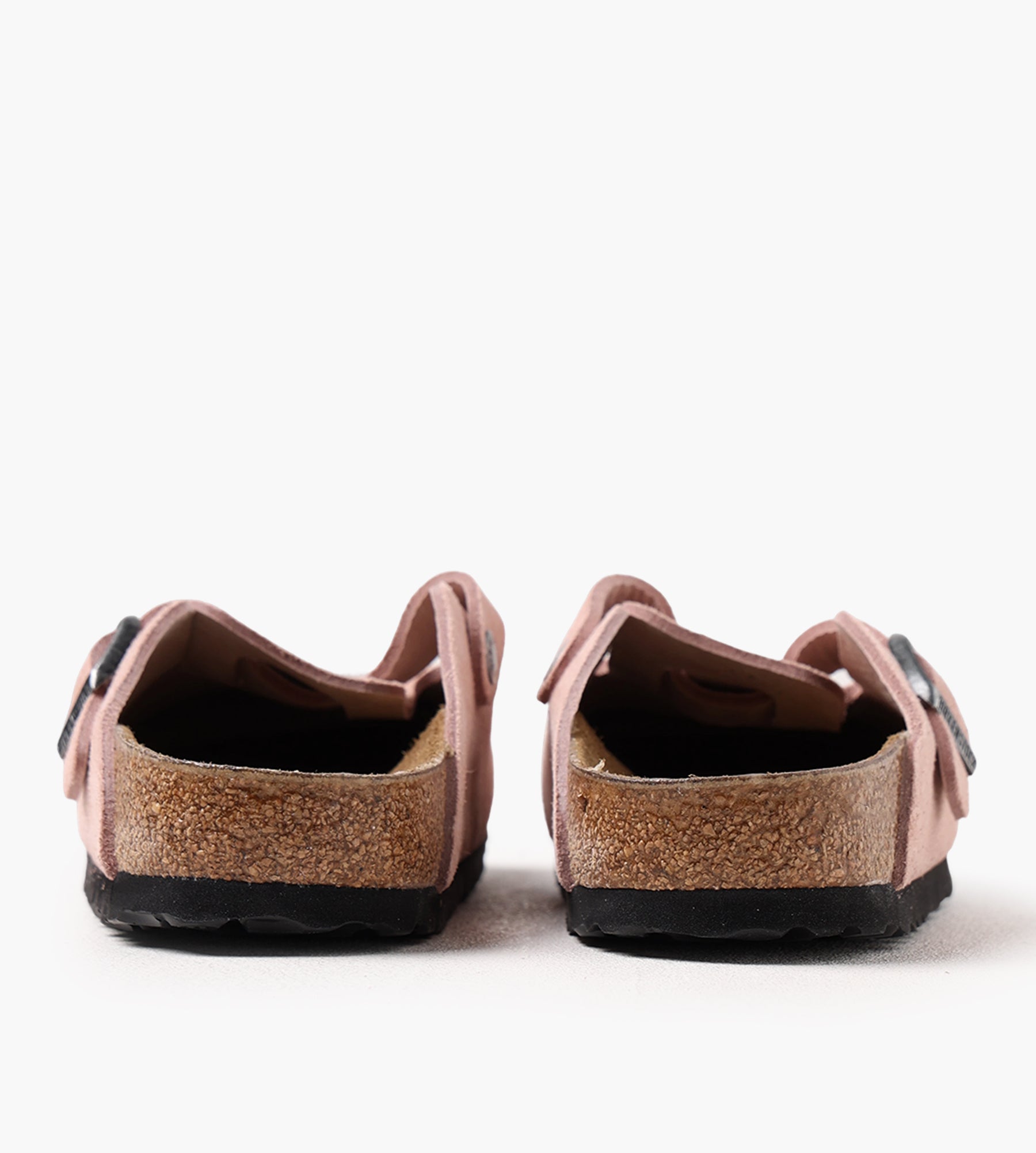 Birkenstock Boston Suede Leather Pink Clay - Birkenstock - Footwear