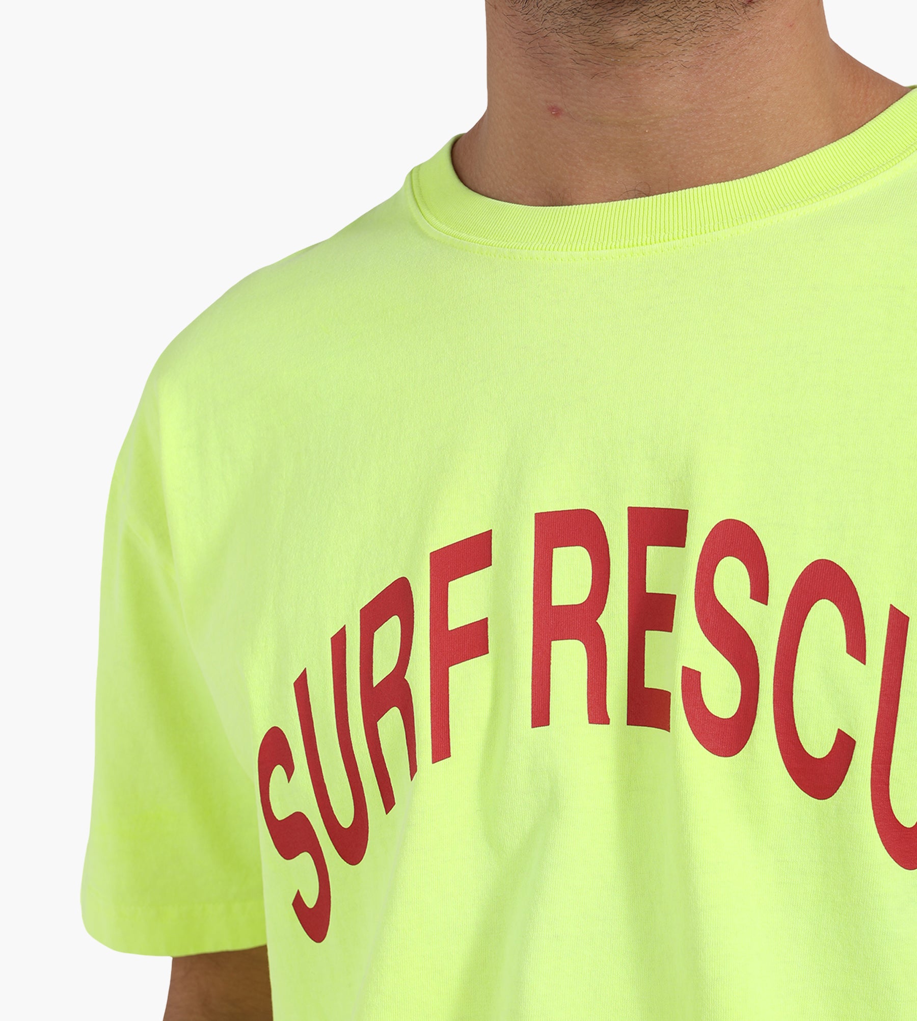 New Amsterdam Surf Association Surf Rescue Tee Safety Green - New Amsterdam Surf Association - Clothing