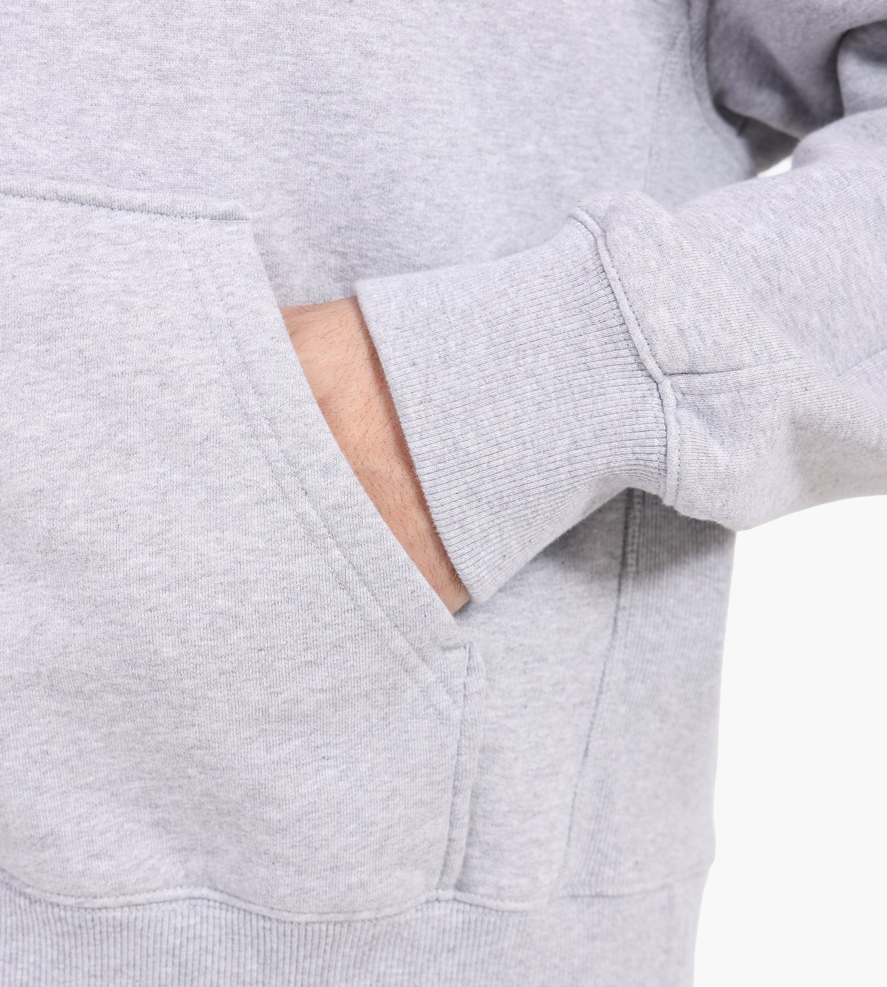 OLAF Signature Zip Hoodie Heather Grey - OLAF - Clothing