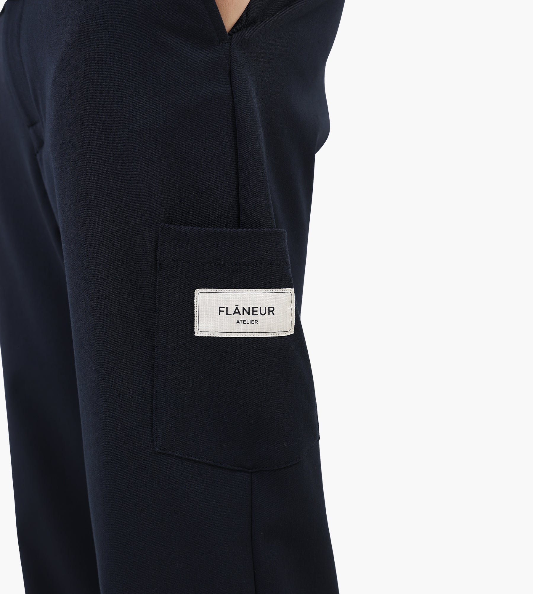 Flâneur Atelier Tailored Trousers Navy