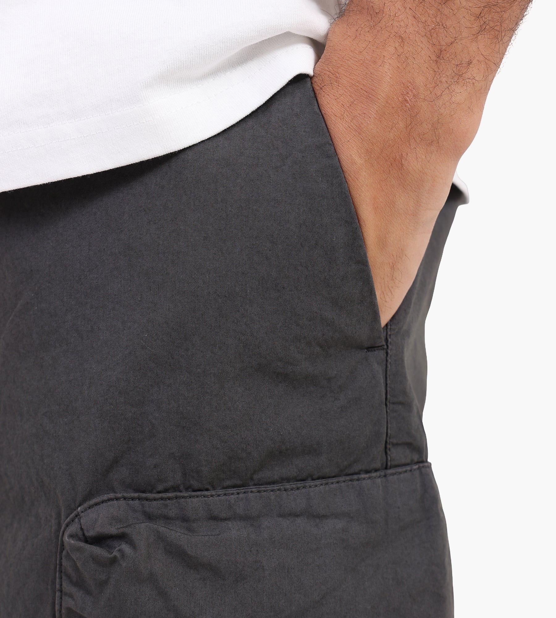 C.P. Company Micro-Reps Boxy Cargo Lens Pants Gunmetal
