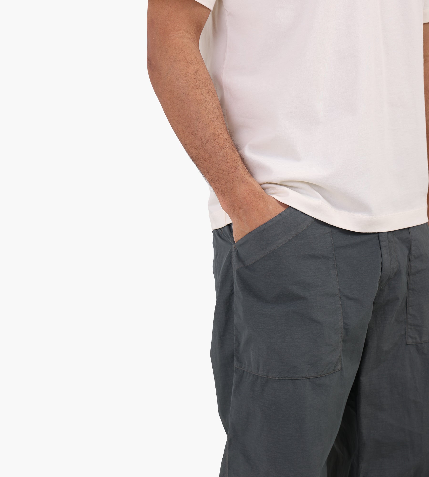 【新品最安値】C.P. Company FLATT NYLON PANTS C.P. Company Flatt Nylon Loose Cargo Lens Pants Black