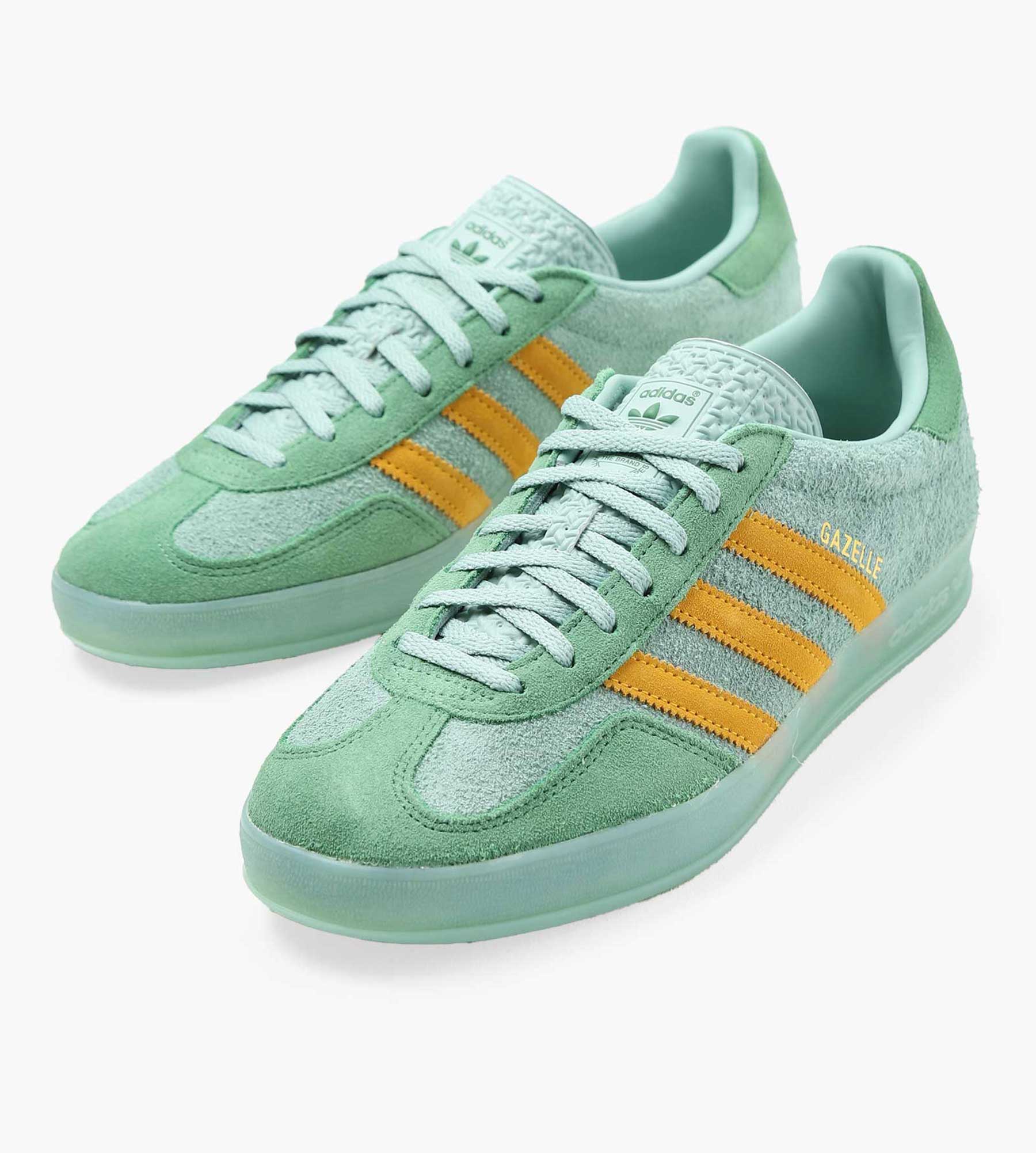 Adidas Gazelle Indoor W Hazy Green Preloved Green Crew Yellow IG6783