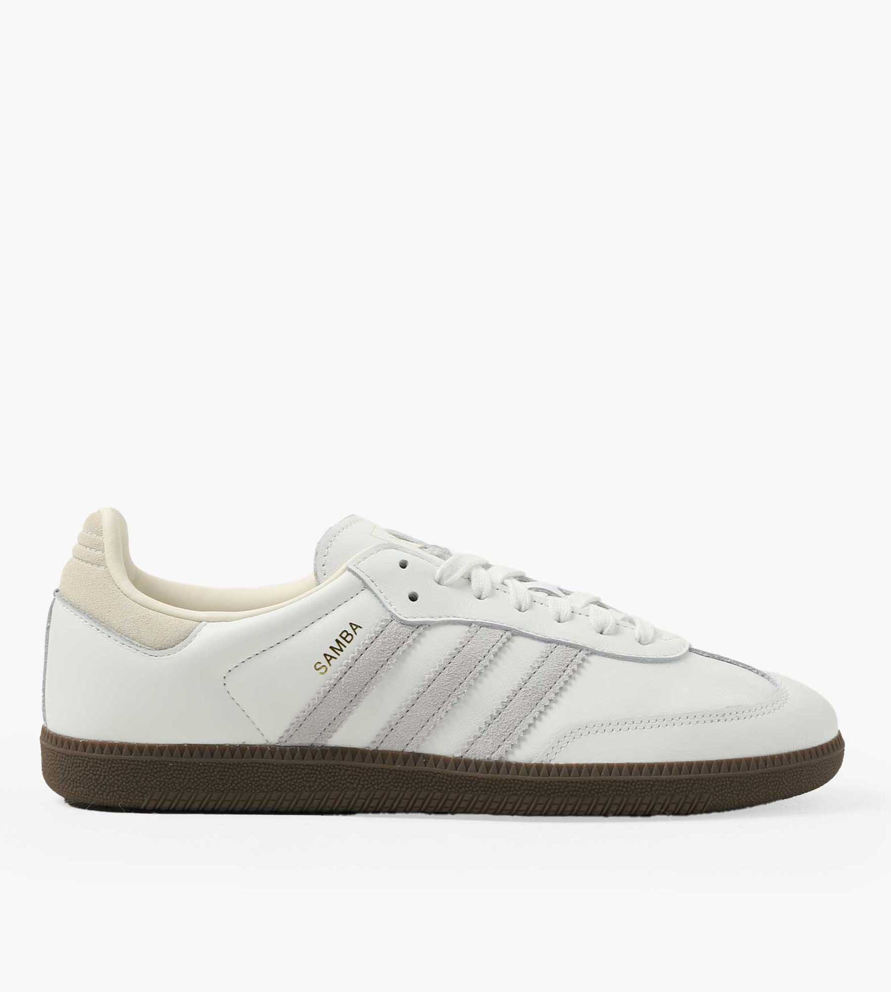 Adidas Samba OG Core White Grey Two Cream White