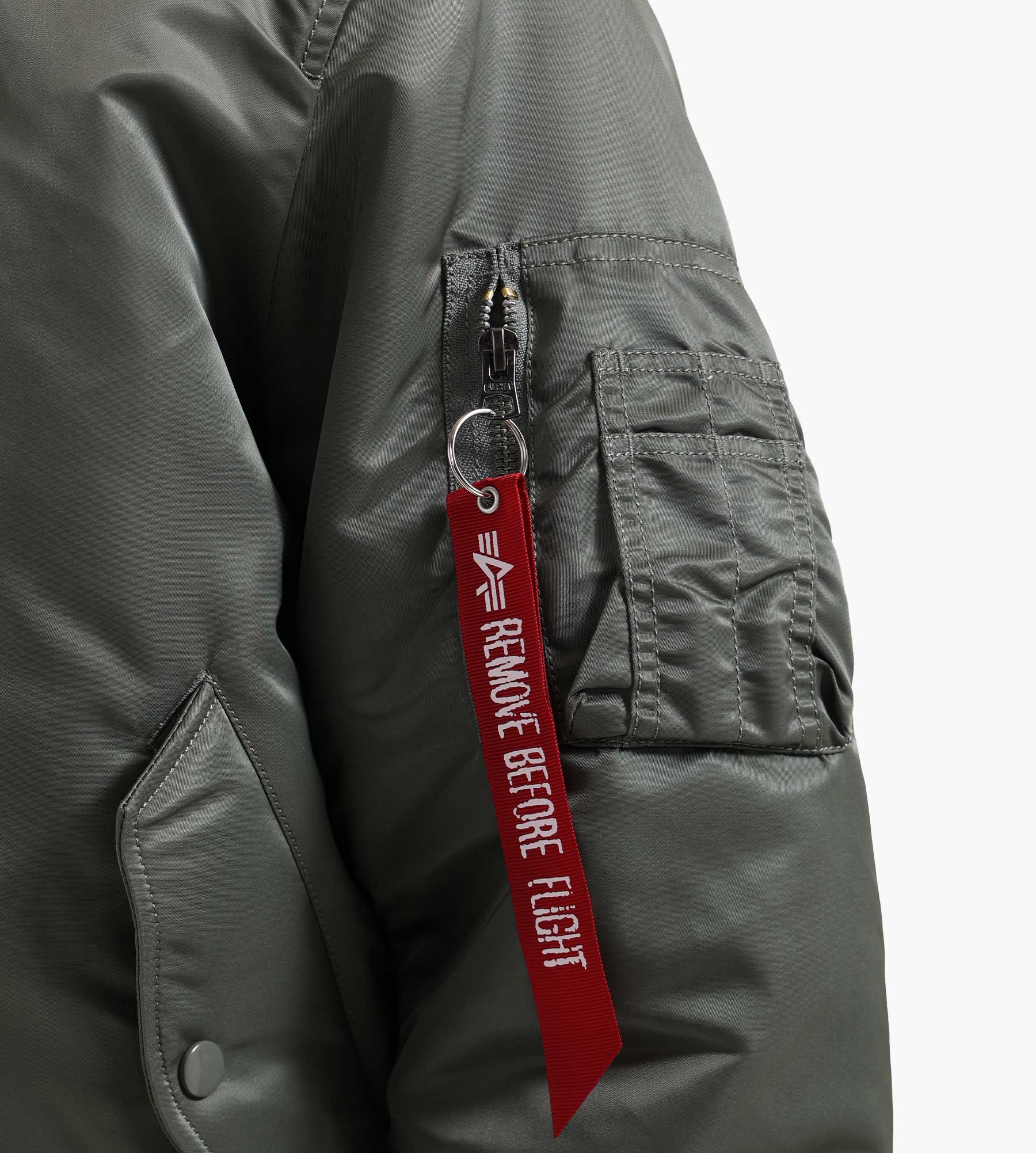Alpha Industries MA-1 Heritage Bomber Jacket Vintage Green - Alpha Industries - Clothing