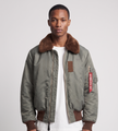 Alpha Industries B-15 Intermediate Flight Jacket Vintage Green