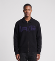Arte Antwerp Stencil Zip Cardigan Black