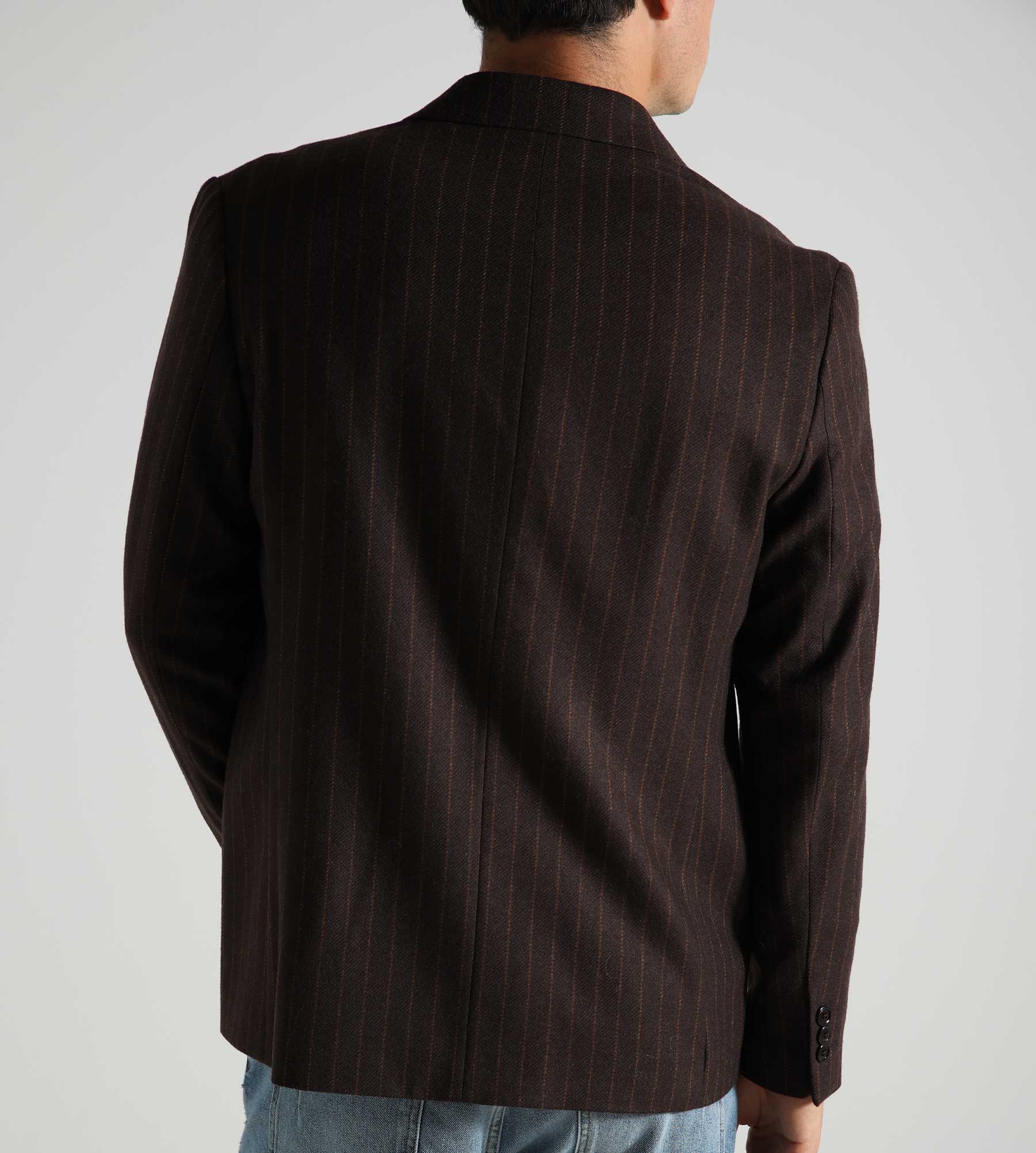 NN.07 Timo Jacket 1086 Brown Stripe