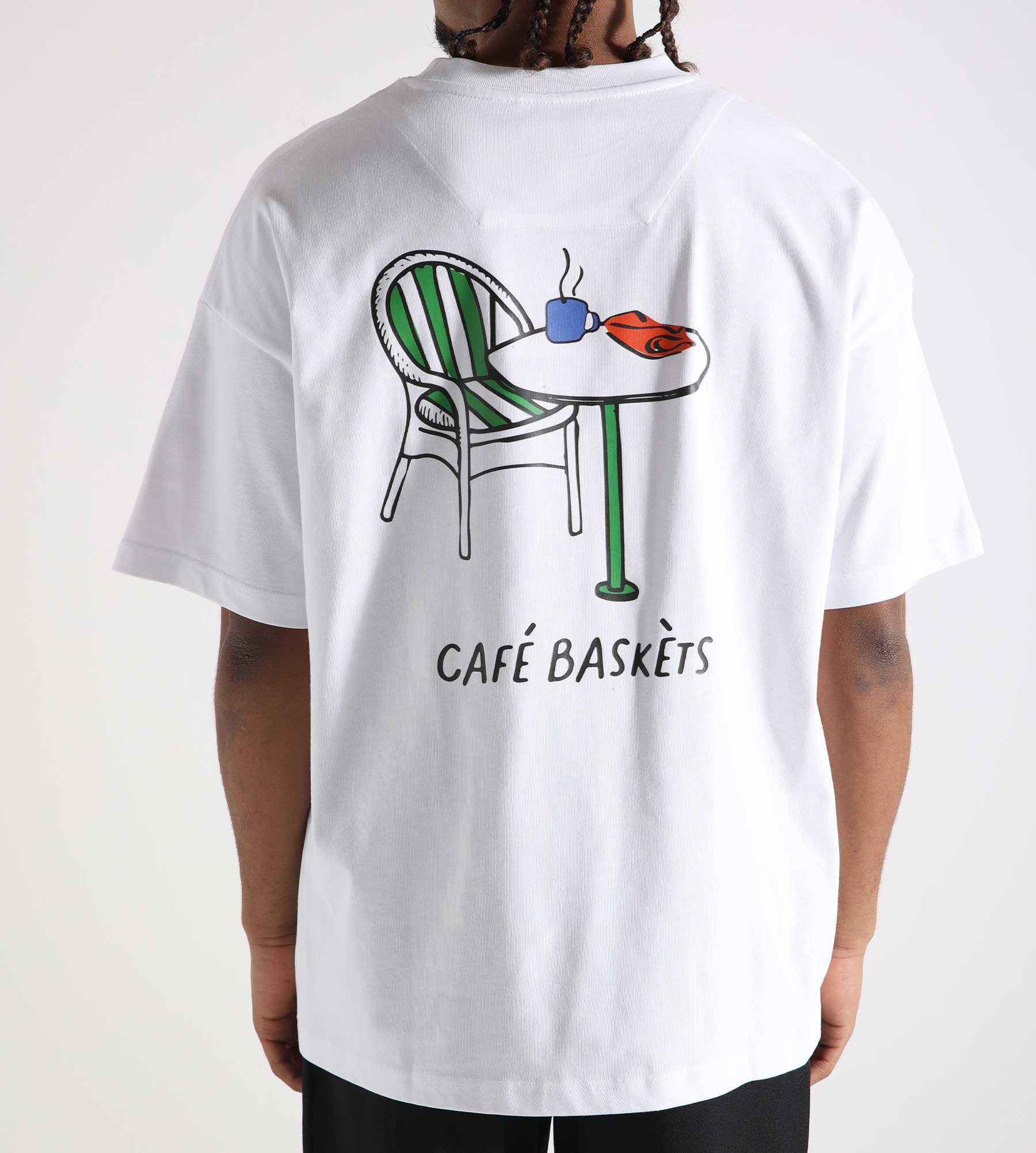 Café Baskèts Take A Break Tee White