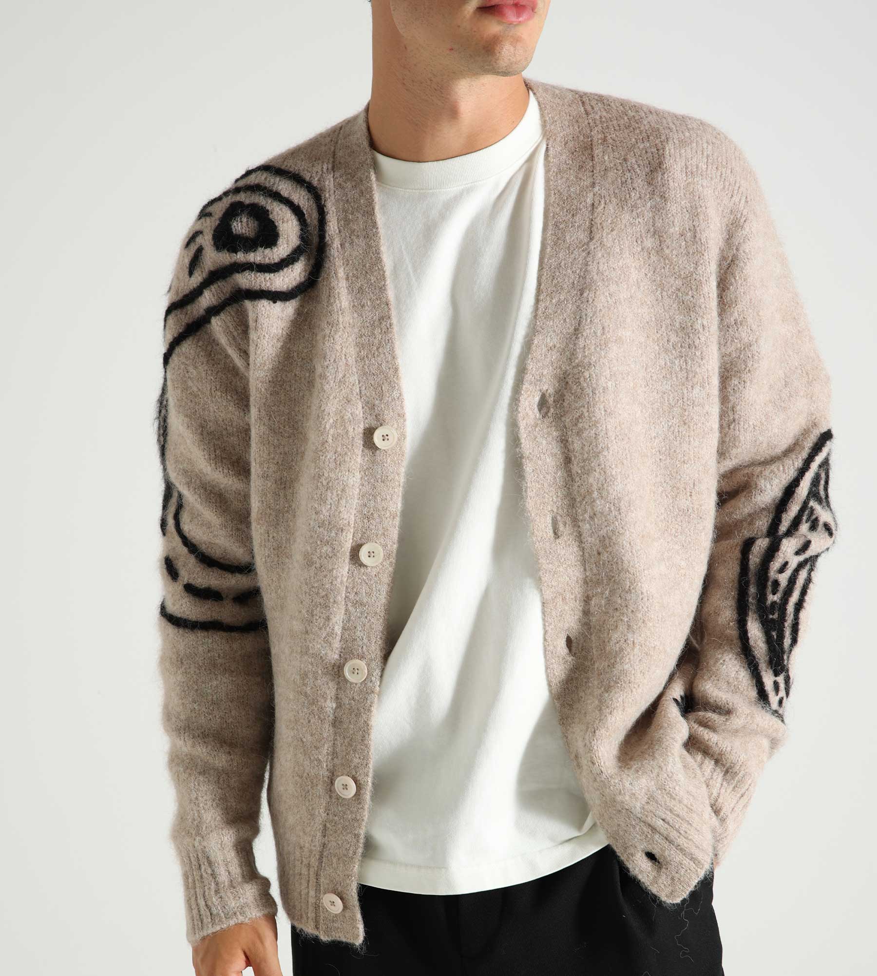 NN.07 Kyle Cardigan 6672 Greige