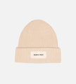 Bram's Fruit Beanie Distressed Label Beige