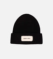 Bram's Fruit Distressed Label Beanie Black