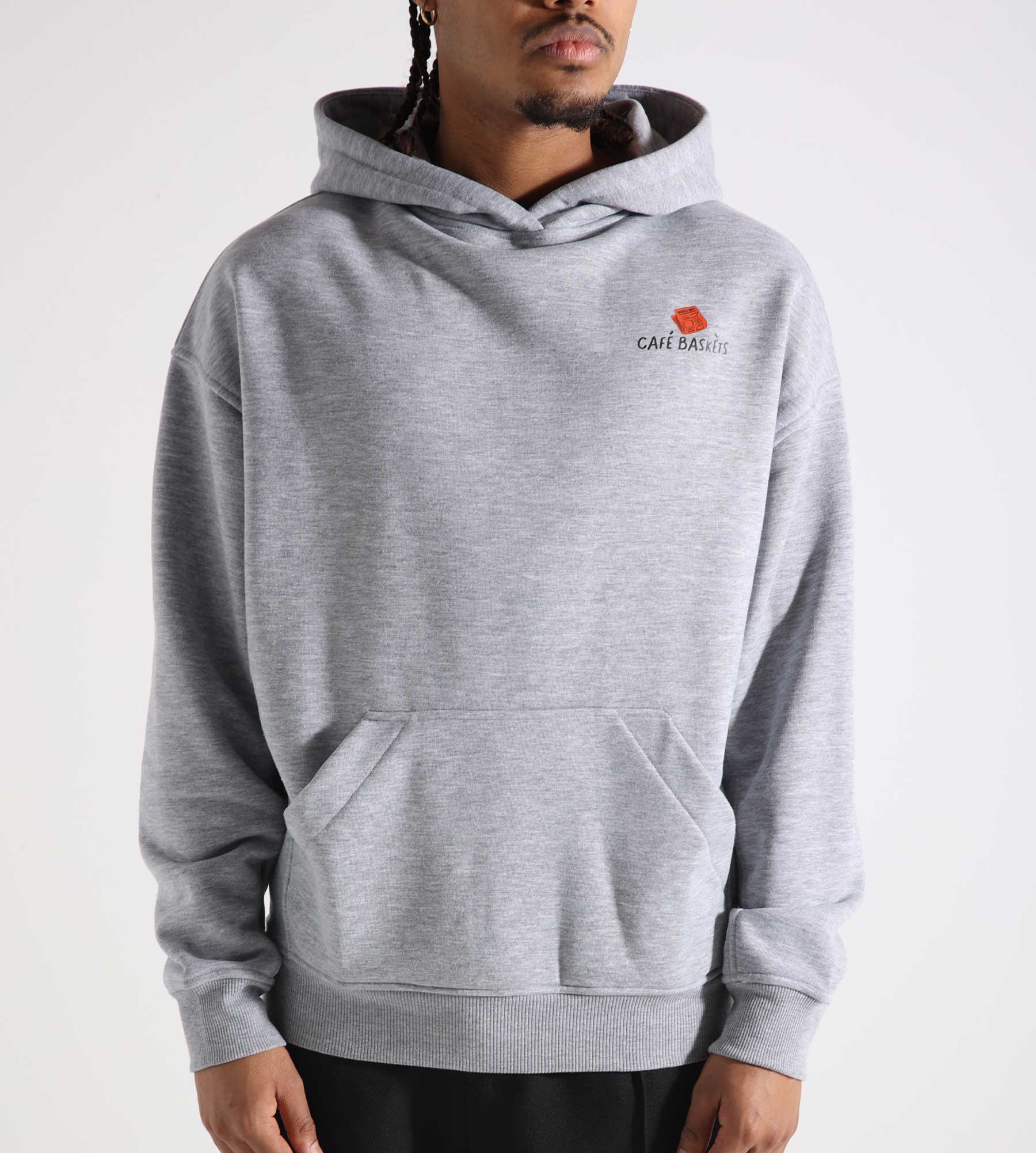 Café Baskèts Times Hoodie Grey